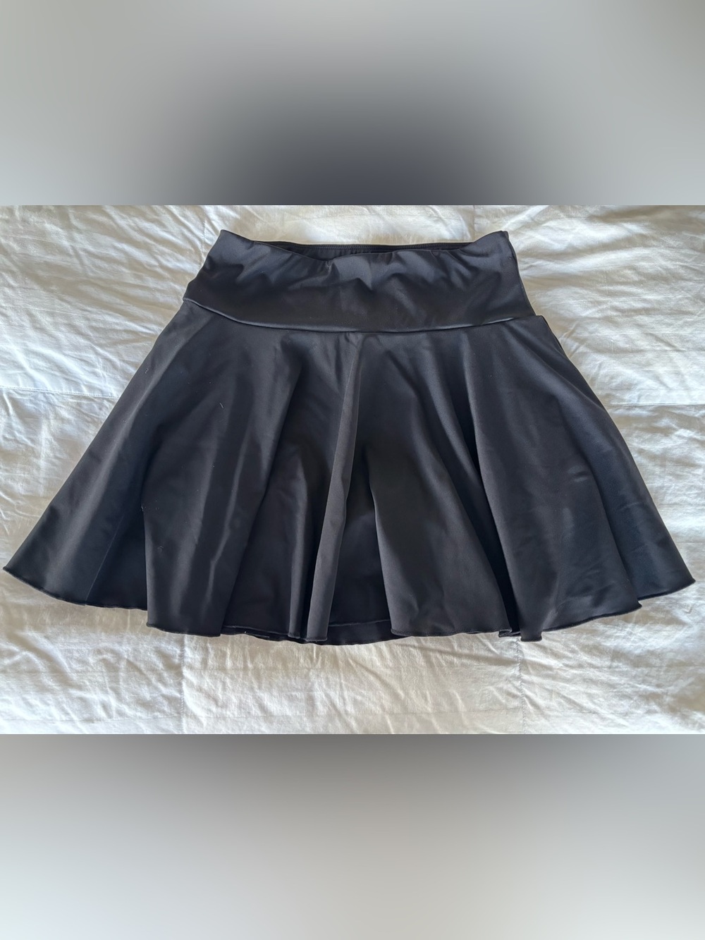 Halara Women's Black Athletic Tennis Skort Skirt Built-In Shorts S Long